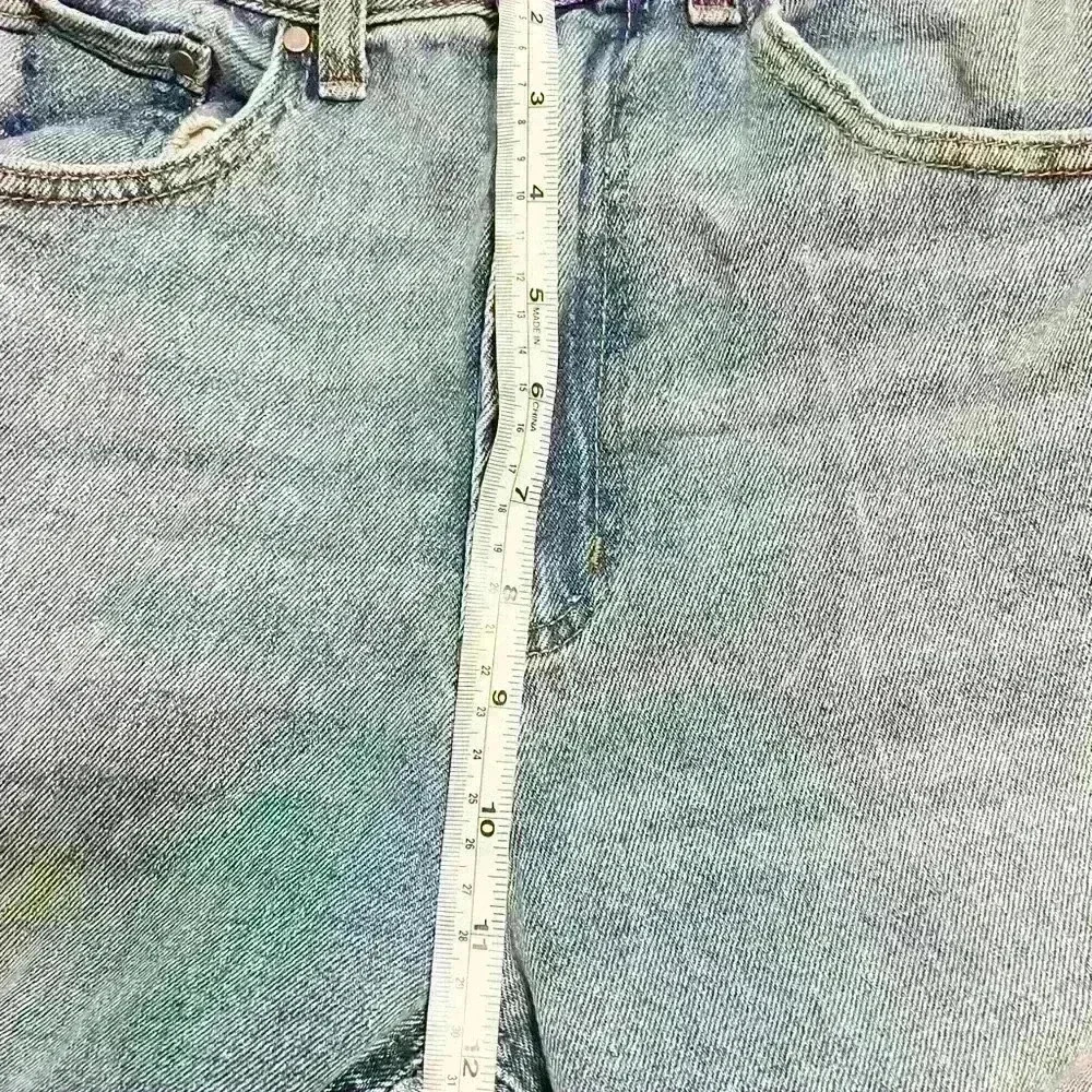 Unique, high waisted, wide legged jeans with butterfly details size juniors 11 - Picture 3 of 14